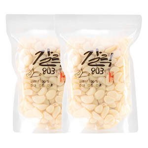 갈릭803 국산마늘 24년 깐마늘 2kg, 2kg(중), 1개