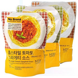 노브랜드 총6인분 토마토소스+크림소스+로제소스, 3개, 400g