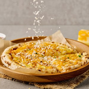 겉바속촉 나폴리 치즈 화덕피자 에어프라이어 5분 완성 6인치, 3개, 130g