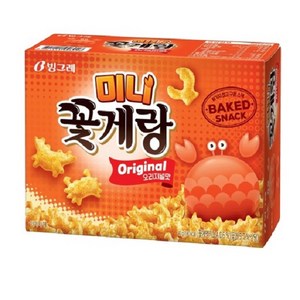 빙그레 꽃게랑 미니 오리지널, 40g, 20개