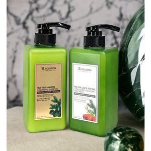 3l solution hair clinic Shampoo+Treatment Set 쓰리엘 솔루션 샴푸세트 모발 두피관리, 1개, 500ml