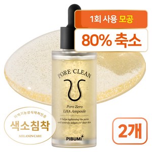 피부미 포어클린 모공제로 라하 앰플, 50ml, 2개