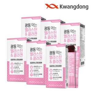 [광동] 먹는 엘라스틴 저분자 피쉬콜라겐 젤리 6박스 / 히알루론산 밀크세라마이드, 6개, 상세 설명 참조, 상세 설명 참조