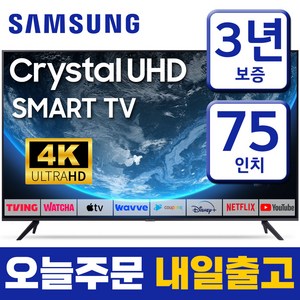 삼성전자 75인치 슬림베젤 4K UHD 스마트TV 75TU7000, 5-지방벽걸이설치