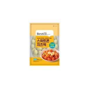 베스트코 스위트콘치즈떡, 1개, 1kg