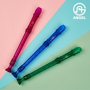 엔젤악기 엔젤 투명 리코더 저먼식 ASRG-300T, OCEAN BLUE 오션블루