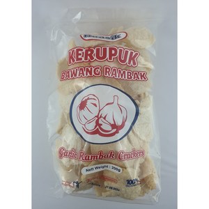킹푸드 인도네시아 끄루뿍 바왕 람박200g Kupok Bawang Rambak Indonesia, 1개, 200g
