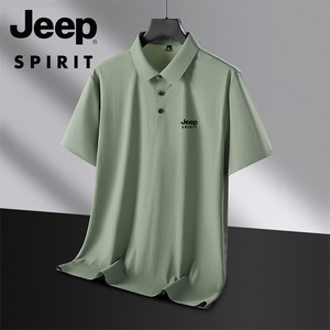 JEEP SPIRIT 남자 캐쥬얼 카라 티셔츠 남성 여름 반팔 패션 JP-6651