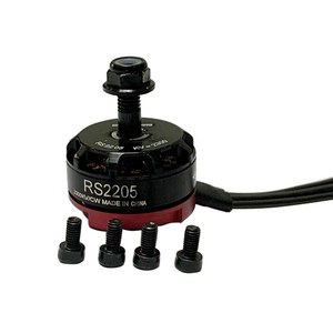 RS2205 2300KV 2205 CW/CCW 2-6S RC FPV 레이싱 드론을위한 브러시리스 모터 쿼드 모터 FPV 멀티 콥터 교체 부품, 치열 교정 CW, 1개