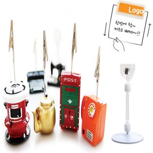메모클립 메모홀더 쇼클립 스텐꽂이 POP 아크릴집게, 선택50.3987_자석/반달집게(소)