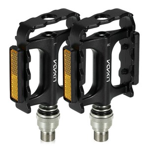 Lixada QR921 자전거 퀵 릴리스 페달 MTB 자전거 도로 자전거 접이식 자전거 페달 (페달 익스텐더 어댑터 포함), 1세트