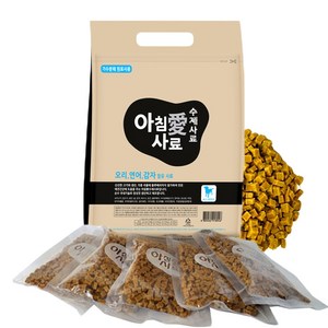 아침애사료 오리 연어 감자 수제사료, 오리+연어+감자, 3kg, 1개