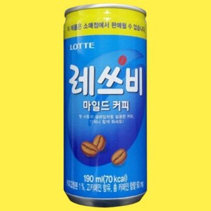 레쓰비 마일드 캔커피, 190ml, 60개