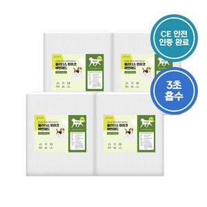 플리다스 강아지 배변패드 15g~100g 소형/대형/특대형 4팩 모음, 30개입