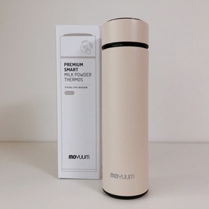모윰 스마트 분유 보온병 500ml, 베이지, 1개