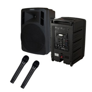 카날스 600W 대형 강의장 앰프스피커 핸드2개 BK-1260, 핸드마이크+핸드마이크