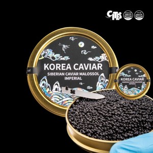 코리아 캐비어 100% 국내산 캐비아 서민갑부 방송 소개 지리산 해발700미터 철갑상어알 30g 고단백 보양식 캐비어 프리미엄 고급 선물세트, 1개