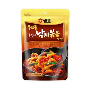 샘표 별미여행 무교동 오징어 낙지볶음 양념, 130g, 12개