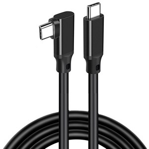 바라보고 USB 3.2 C타입-C타입 GEN2 4k ㄱ자 고속케이블 20Gbps, CtoC 기역자케이블 Gen2 - 50CM, 1개