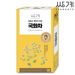 쌍계 김동곤명인 국화차 100T, 500mg, 1개, 100개입, 100개