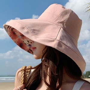 데이즈원 여성 여름 챙모자 와이드 여자 모자