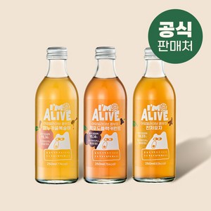 아임얼라이브 콤부차 포스트바이오틱스 혼합 (3가지맛 x 4병) 12병, 250ml, 12개