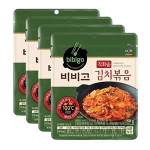 비비고 김치볶음, 150g, 4개