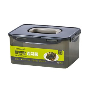 락앤락 김치통 카키, 3.6L, 2개