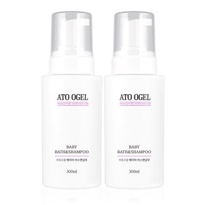 아토오겔 베이비 바스앤샴푸, 300ml, 2개