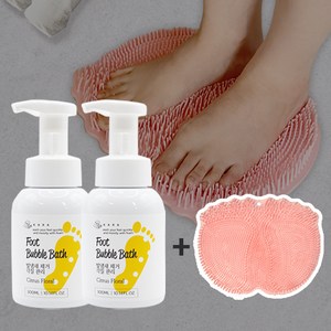 카라 풋샴푸 300ml+브러쉬매트 발냄새 무좀 각질제거 세정 풋케어 병원 출산 입원준비물, 카라 풋샴푸2개+풋브러쉬매트(무료), 1개