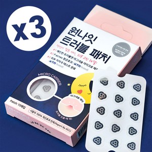 원나잇 트러블 패치x3, 15개입, 3개