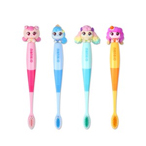 캐치티니핑 피규어 칫솔 4종 세트 어린이 칫솔, 1세트, 1개입, 4가지