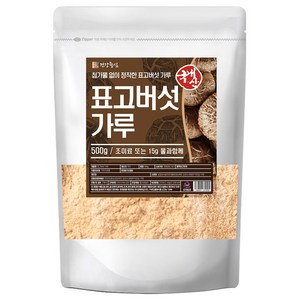 건강중심 국산 건조 표고버섯 분말 건표고버섯 가루, 500g, 2개