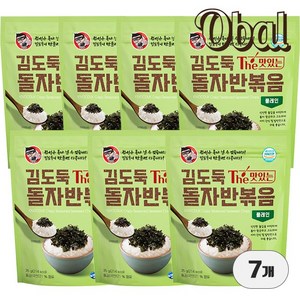 [오발] 김앤김 돌자반35g 플레인 오리지널 x7봉, 35g, 7개