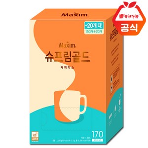 맥심 슈프림 골드 커피믹스, 13.5g, 170개입, 1개