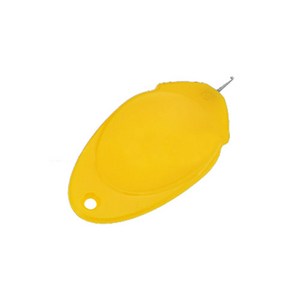 실바늘꿰기 (플라스틱 실꿰기 B형-엘로우) 실끼우기 바늘 실 구멍 꿰기 바늘꿰기 반짇고리 바느질 용품, 1개