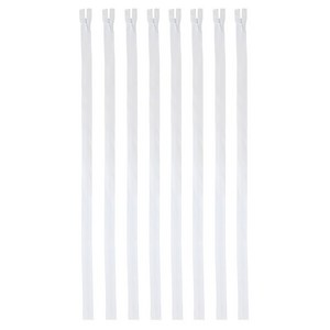 60cm 콘솔지퍼 23인치 콘실지퍼 숨은지퍼, 8개, 화이트(501)