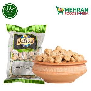 DEEPAK Soya Chunks 200g / 소야 청크, 1개