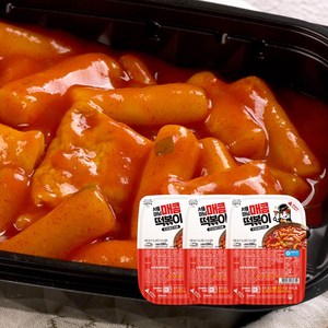 [CB001] 로뎀푸드 서울마님 매콤떡볶이 (전자레인지용)1인분 280g - 3팩set, 3개