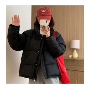 여성패딩점퍼 겨울 재킷 하프 패딩 귀여운 캐주얼 패션 스타일