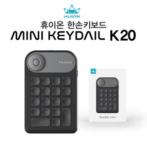 휴이온 K20 무선 블루투스 한손키패드 KeyDial Mini, 혼합색상