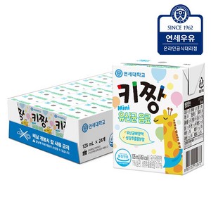 연세우유 키짱 유산균 음료, 125ml, 24개