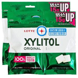 롯데자일리톨 오리지날 리필, 112g, 2개