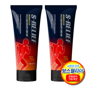 에스릴리프 보스웰리아 플렉스 리커버리 크림, 2개, 200ml