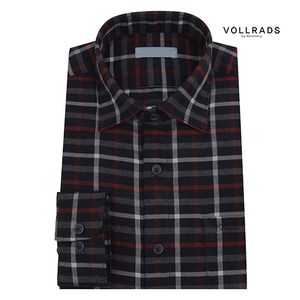 폴라츠VOLLRADS 따뜻한 남방 겨울남방 플란넬 남성 기본핏 캐주얼 남방셔츠