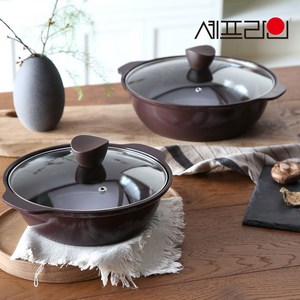 셰프라인 국산 무균열 인덕션 세라믹 뚝배기, 1개, 24cm