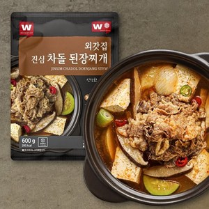 [KT알파쇼핑][외갓집] 진심 차돌된장찌개 600g X 3팩, 3개