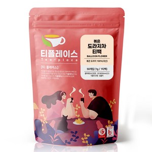 티플레이스 국산 100% 볶은 도라지차 삼각티백 전통차 허브차, 1개, 50개입, 1g