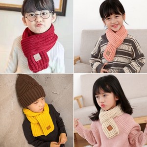 아동 어린이 쁘띠 미니 패션 목도리 머플러 4종세트