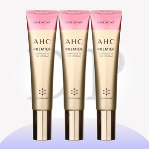 AHC 시즌12 프리미어 앰플 인 아이크림 코어리프팅 40ml 3개/주름기능성, 1세트